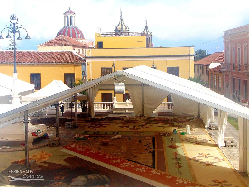 Sandteppich in La Orotava