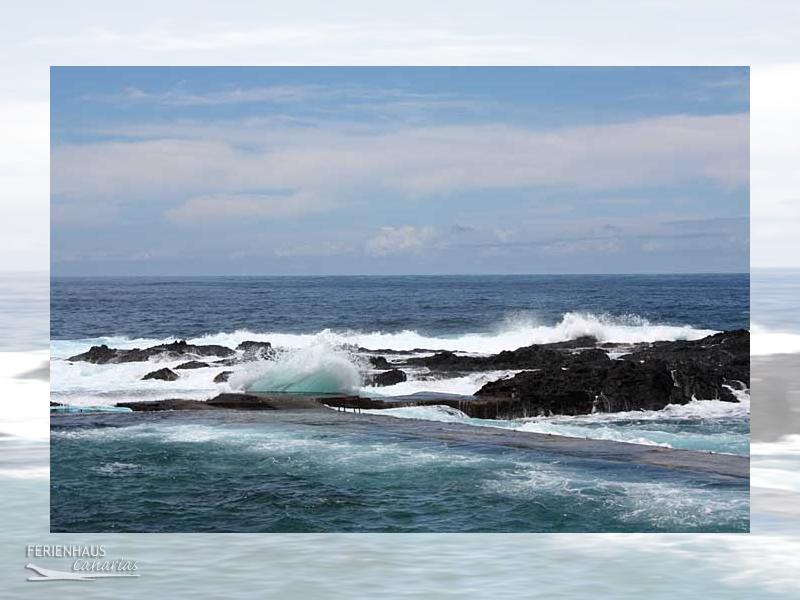 Blick auf den Atlantik in Mesa del Mar