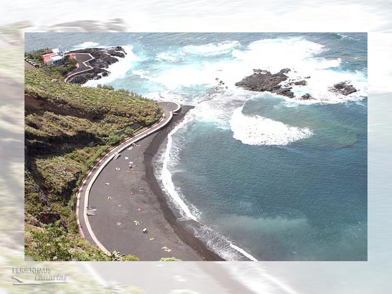 Der Strand Mesa del Mar von oben aus gesehen