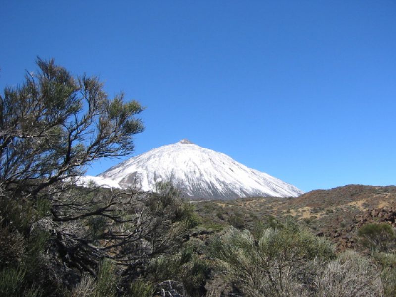 Blick auf den Gipfel des Pico del Teide